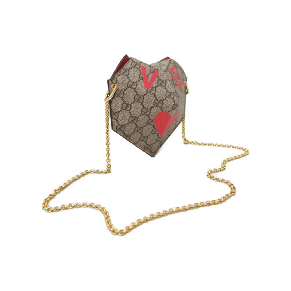 GUCCI Heart Bag Chain Shoulder - Picture 2 of 5